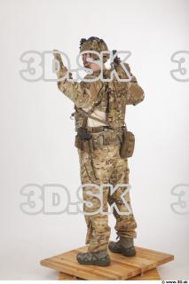 Soldier in American Army Military Uniform 0115